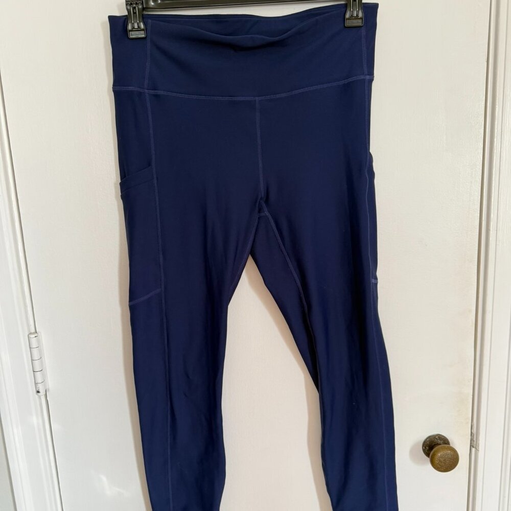 High-waisted Navy Fabletics Legging